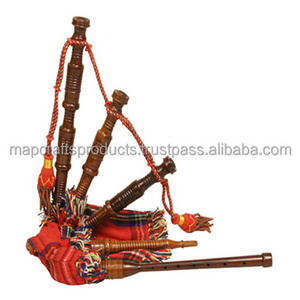 Customer Requirement 100% Wood Full Plastic Antique Mounts Rosewood Great Highland Bagpipes