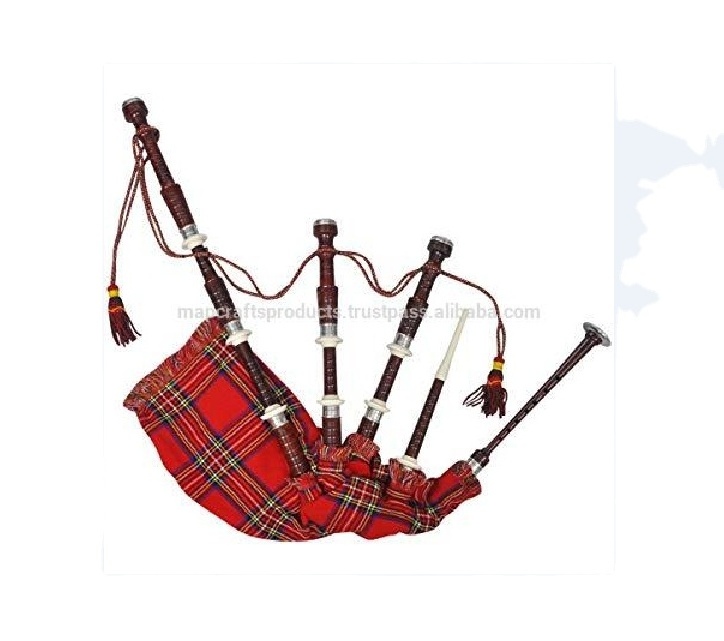 Scottish Great Set of Full Size Great High Standard Fully Combed and Beaded Highland Bagpipe