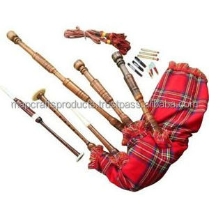 Scottish Great Set of Full Size Great High Standard Fully Combed and Beaded Highland Bagpipe