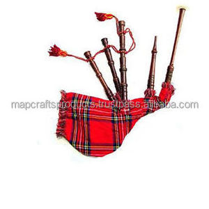 Customer Requirement 100% Wood Full Plastic Antique Mounts Rosewood Great Highland Bagpipes