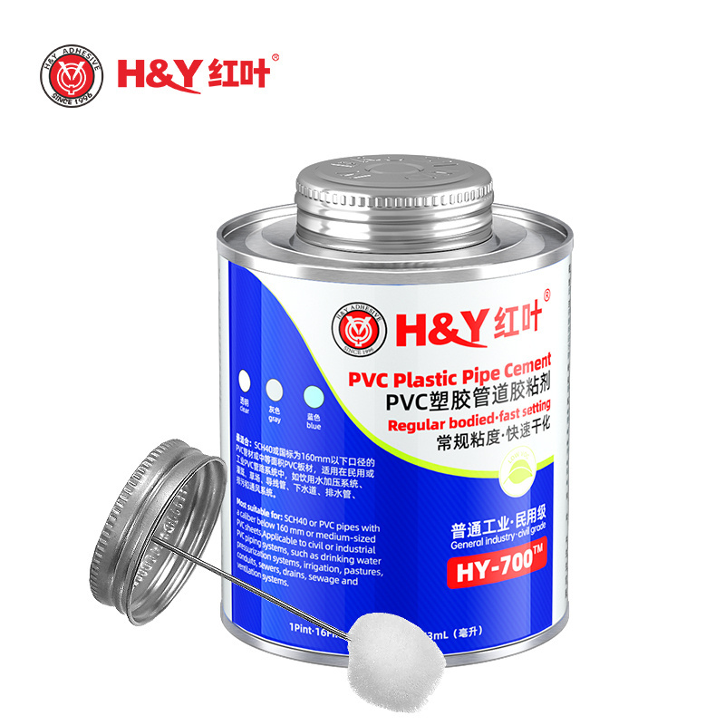 High transparent PVC glue pvc cpvc Pipe Solvent Glue with cotton brush