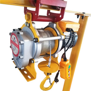 Good Quality Factory Price Construction Concrete Lifting Machine Small Mini Lift Electric Winch Hoist