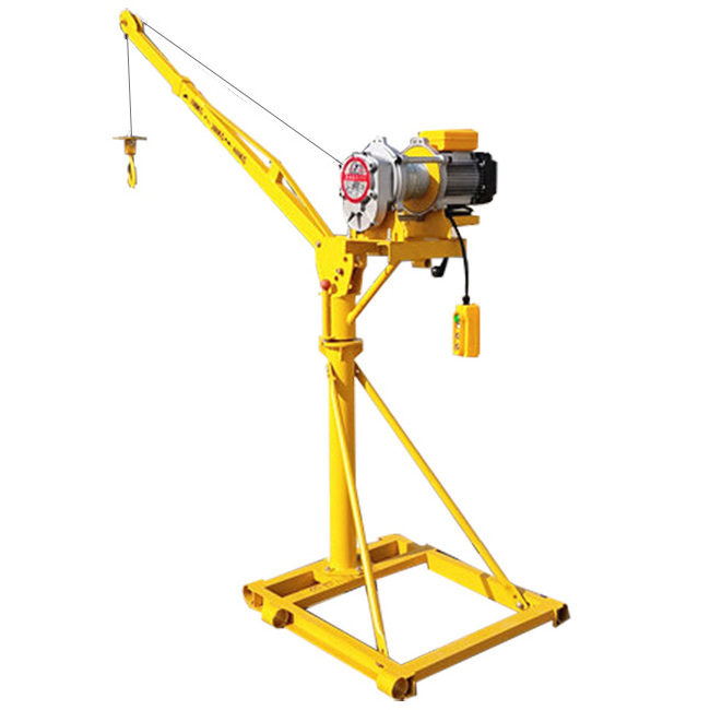 500Kg Small Overhead Crane Electric Wire Rope Hoists, 0.5 Ton Mini Wire Rope Electric Hoist