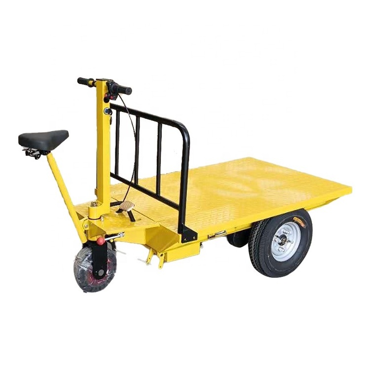 3 Wheel Platform Beach Garden Transportation Tool Electric Trolley Cart