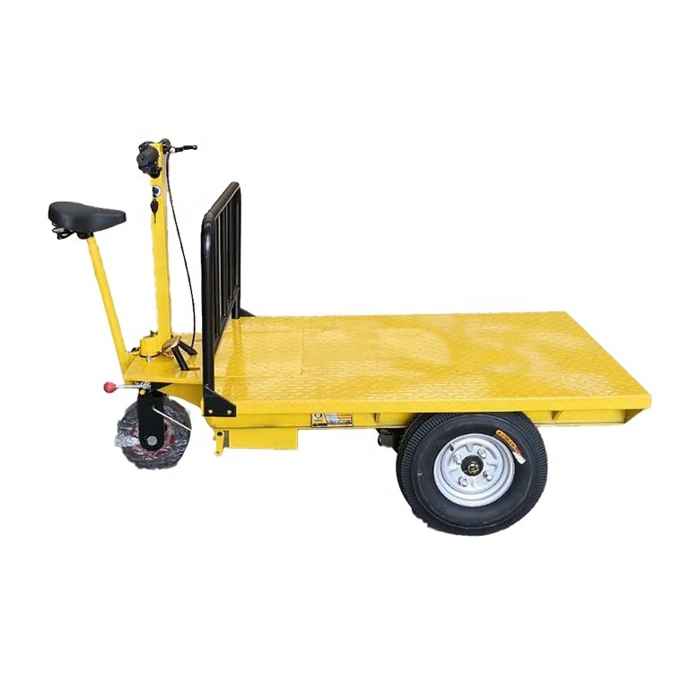 3 Wheel Platform Beach Garden Transportation Tool Electric Trolley Cart