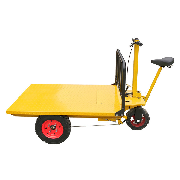 3 Wheel Platform Beach Garden Transportation Tool Electric Trolley Cart