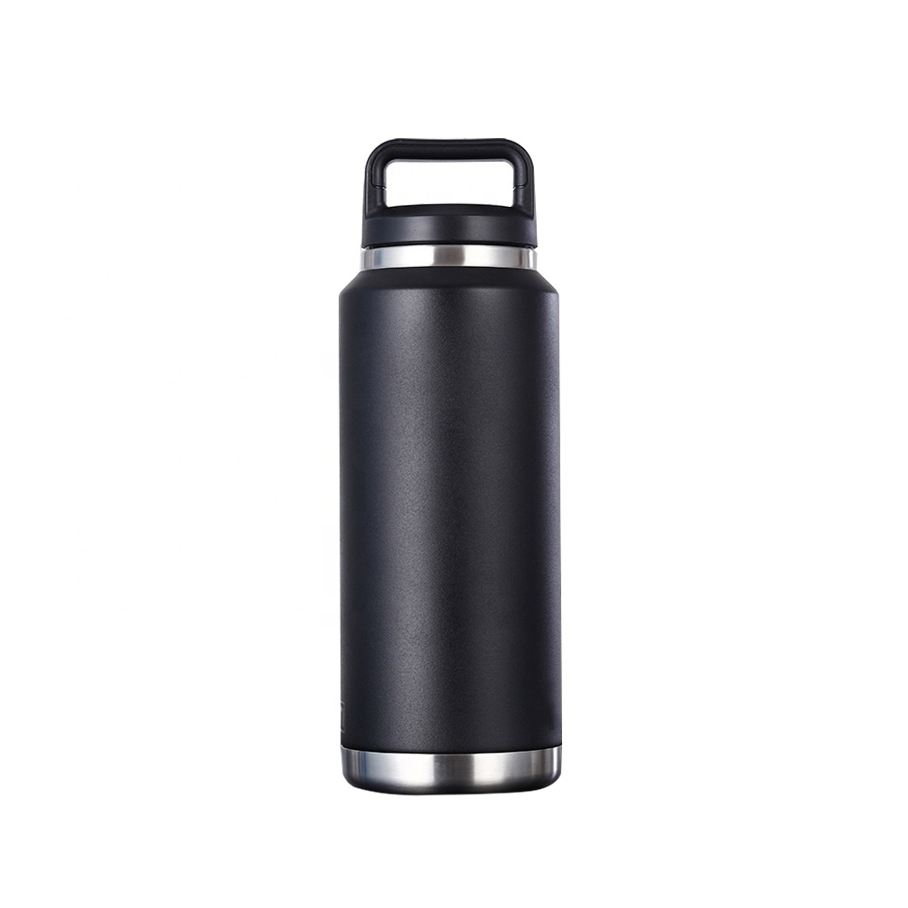 Large Capacity Stainless Steel Vacuum Insulated Powder Coated Water Bottle Thermo Flask Cups Jugs Garrafa Leak Proof Lid