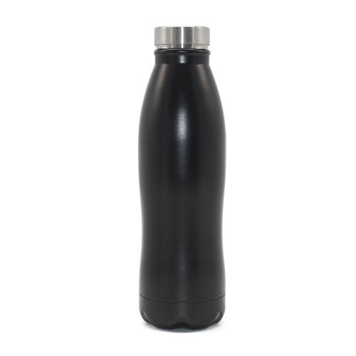 Thermo Eco-Friendly 500ml Custom Color Double Wall Stainless Steel Cola Shaped Vacuum Insulated Sport Water Bottle chilly bottle