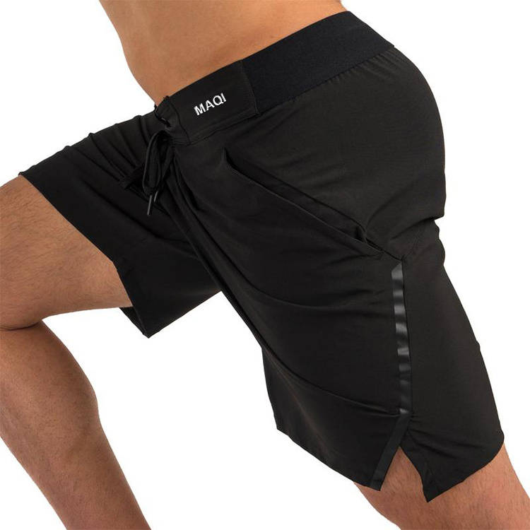 Wholesale logo fitness men's shorts casual crossfit surf pants nylon mens gym cool dry mesh shorts custom