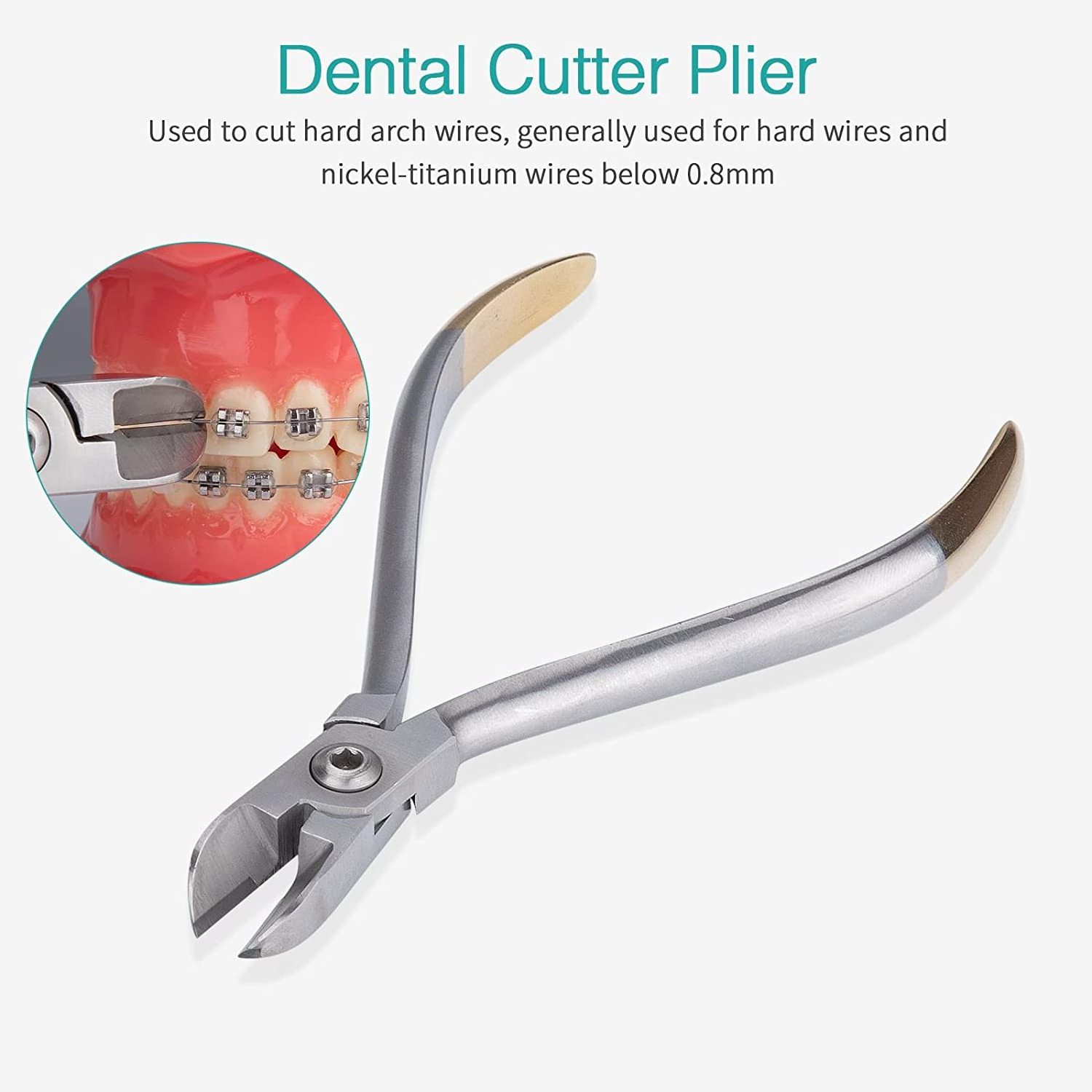 Braces Wire Cutter - Orthodontic Wire Cutters Stainless Steel Wire Cutter for Braces