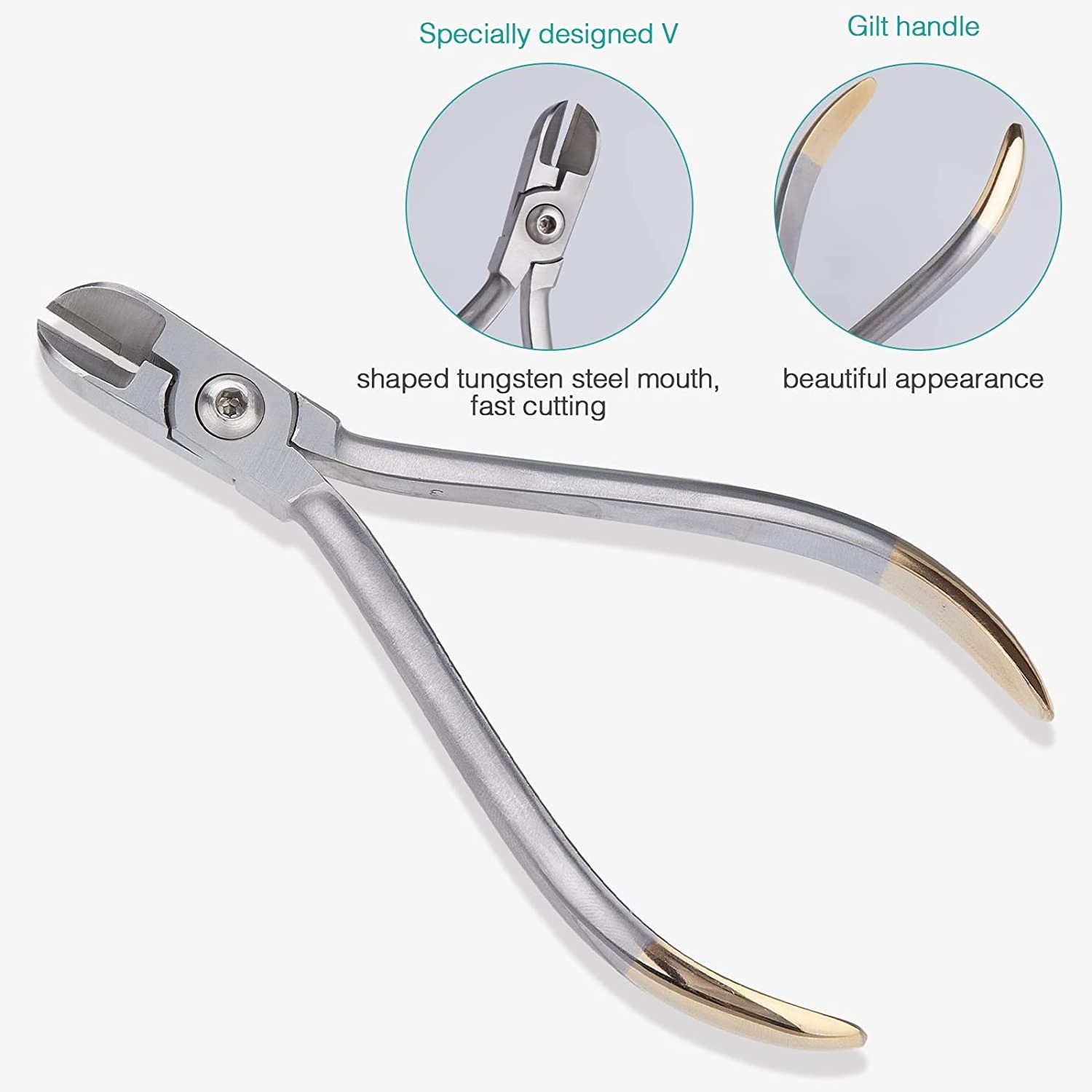 Braces Wire Cutter - Orthodontic Wire Cutters Stainless Steel Wire Cutter for Braces