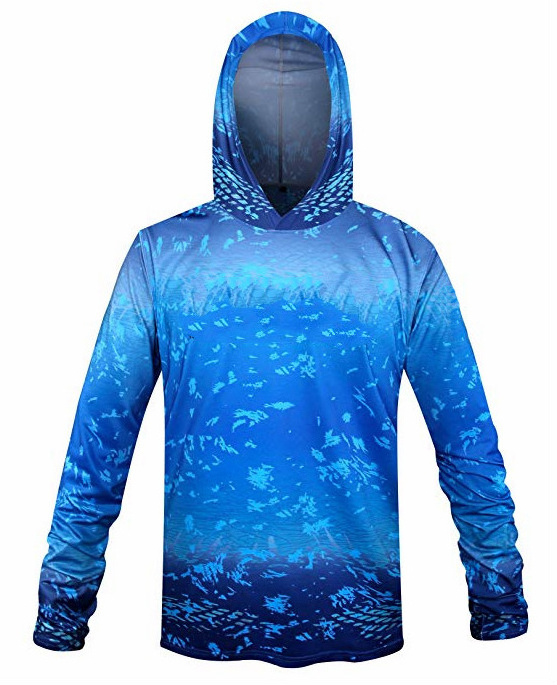 Cheap Custom UV Protection Performance Fishing Shirt Wholesale Fishing Hoodie