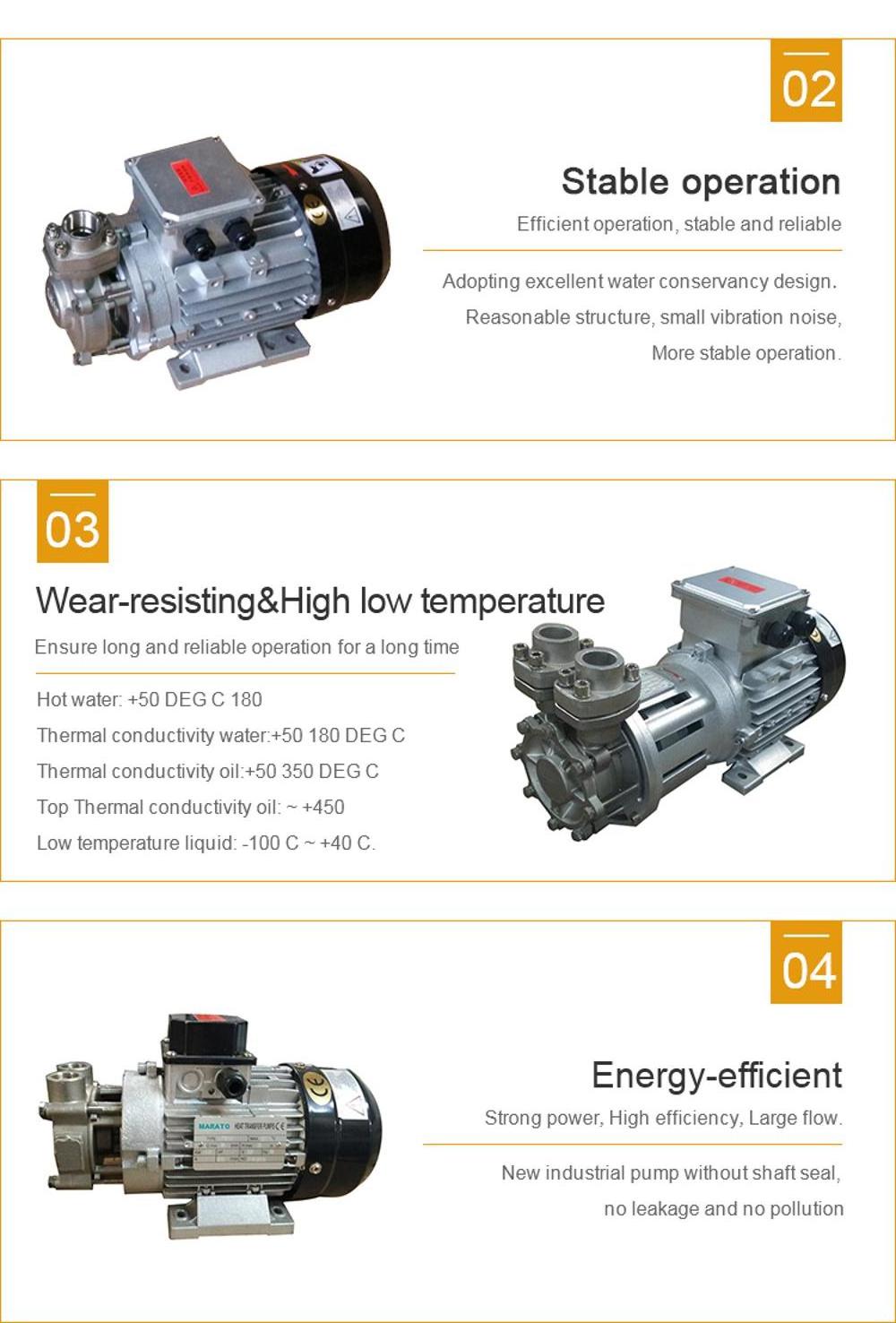 Hot Oil Circulation Pump, Pump for Mould Temperature Machine Electric High Pressure Standard Centrifugal Pump Cryogenic Oilpump