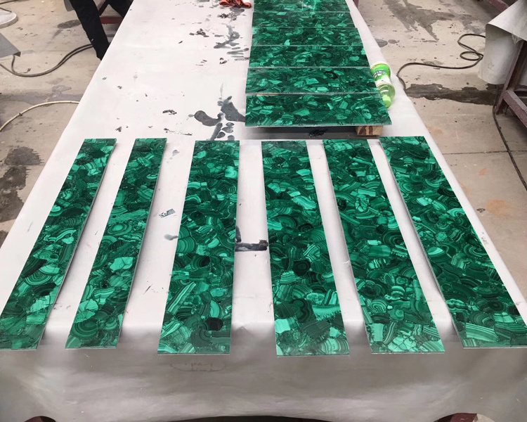 Semiprecious Stone Malachite Green Agate Slab Price