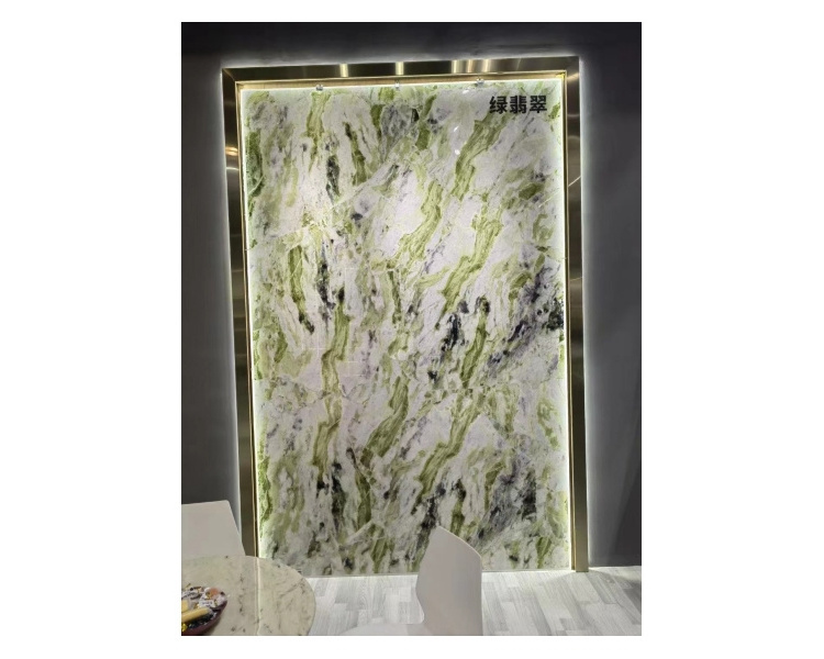 Onyx Marble Amazon Green Background Wall Design Green Marble Countertop Translucent For Accent Wall