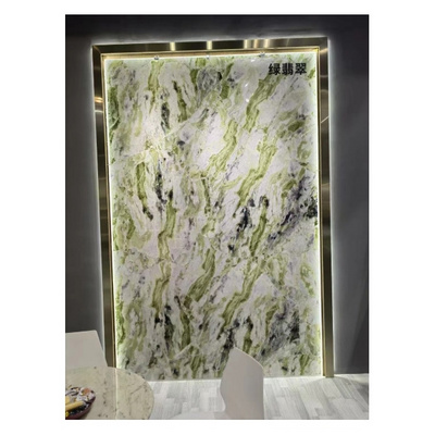 Onyx Marble Amazon Green Background Wall Design Green Marble Countertop Translucent For Accent Wall