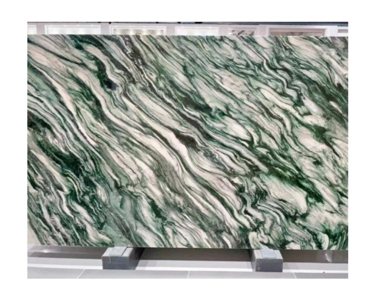 Promotion Home Design Natural Stone Green Granite Slabs Tiles Slabs Granite Slab Price