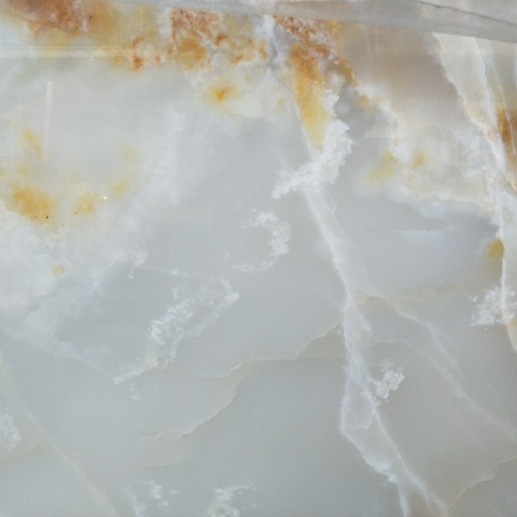 Hot selling natural white onyx marble slab price for luxury project design