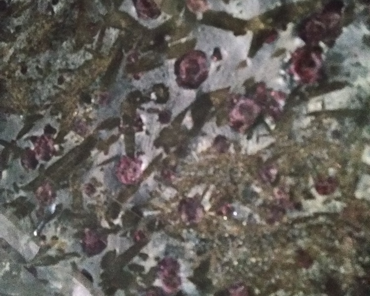 Luxury Brazilian Black Metal Granite Versace Black Granite Slab Price