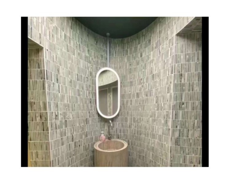 New Design Modern Polished Natural Stone Green Marble Mosaic Tile For Bathroom Wall Decor