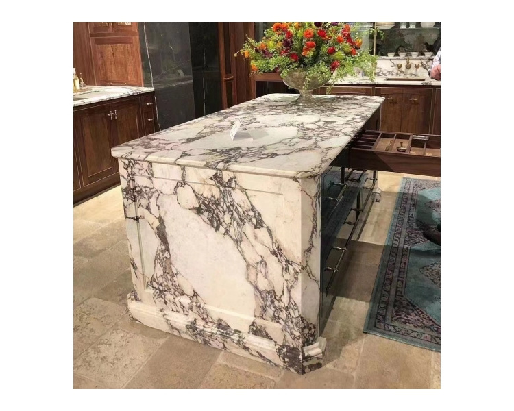 Calacatta Viola Marble Stone for Villa Kitchen Counterops And Island Marble And Backsplash