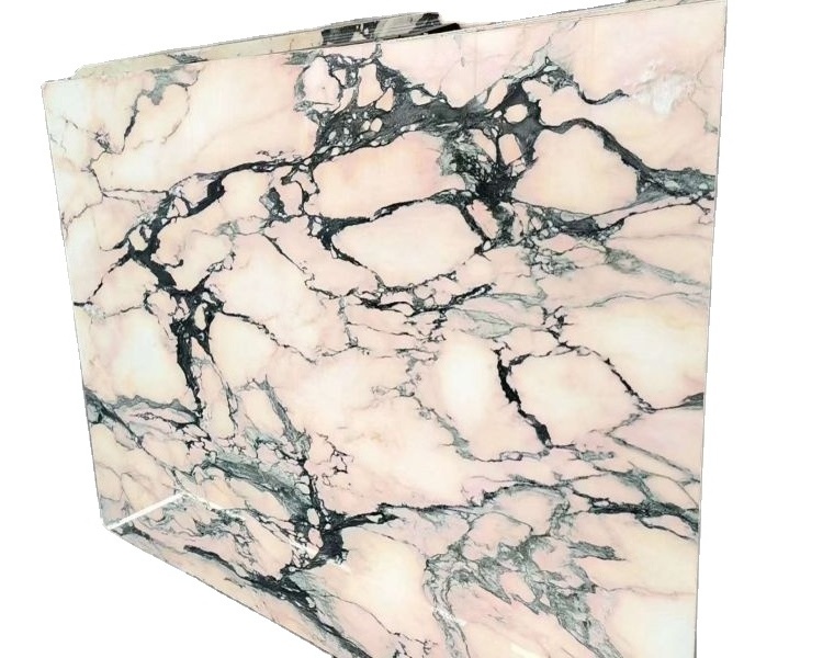 Calacatta light pink Rosa Marble Rosa Aurora Marble Slabs For Countertop