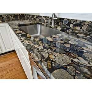 Marinace Granite Black Mosaic Gold Granite For Kitchen Countertops Black Marble Sink Mosaic Design