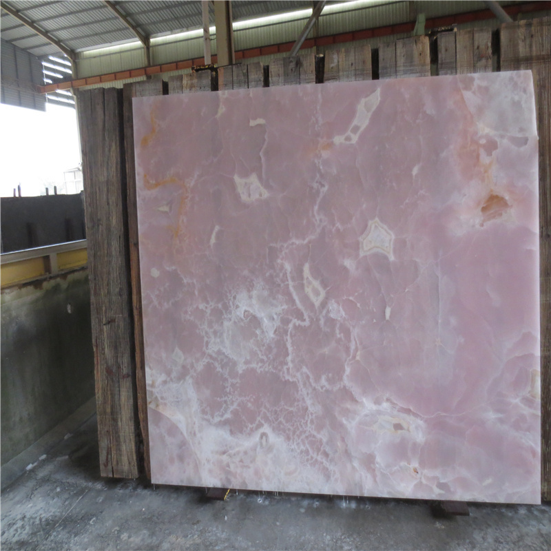 Pink Marble Onyx Wall Tile