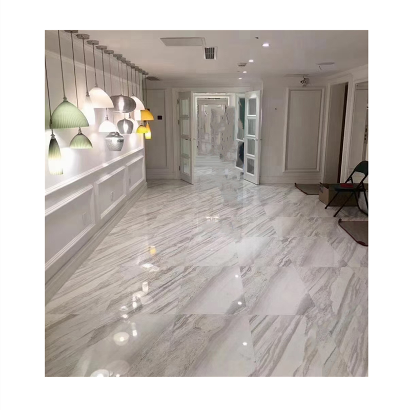 Union White Marble Effect Floor 1200 x 1200mm Ceramic Porcelain Tiles 1200x1200 White