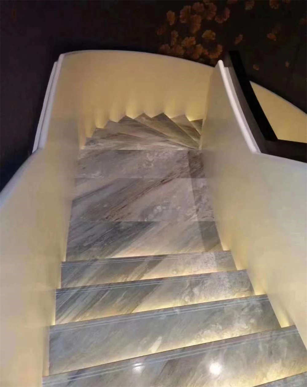 Italian Palissandro Blue Marble Stairs Prices