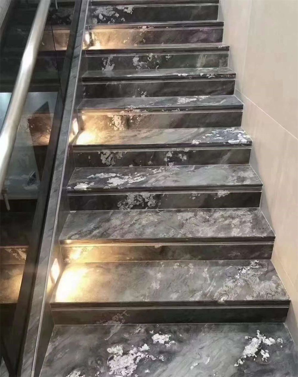 Italian Palissandro Blue Marble Stairs Prices