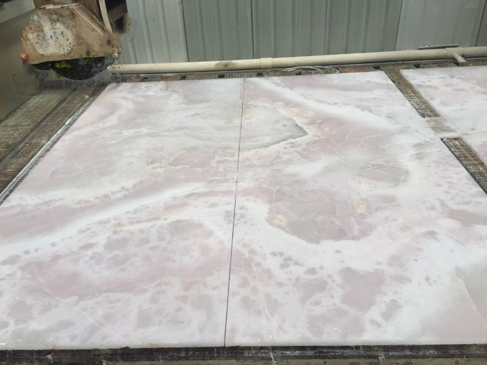 luxury original pink onyx marble slabs & tiles