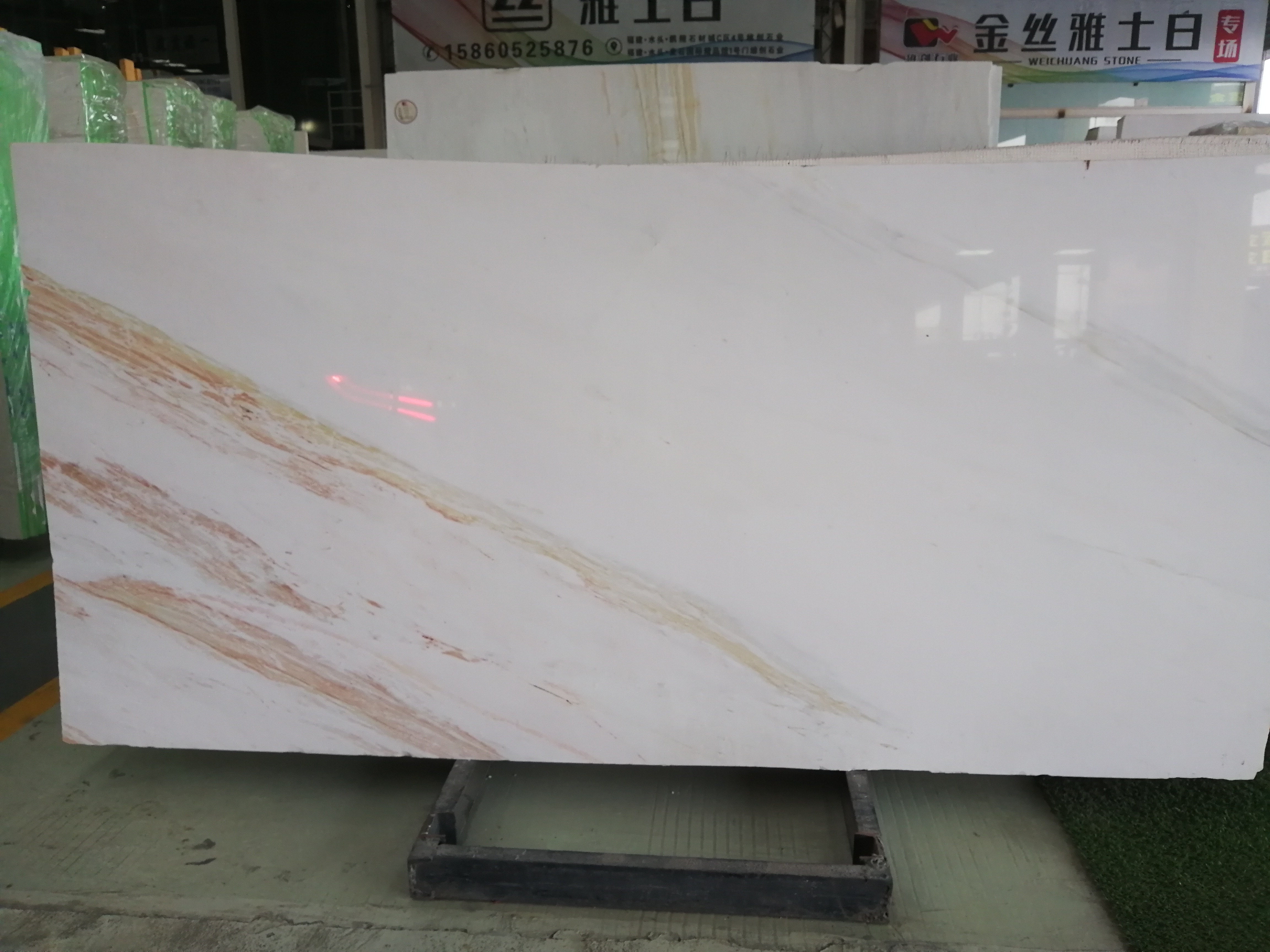 natural gold vein white marble tile white marble slab