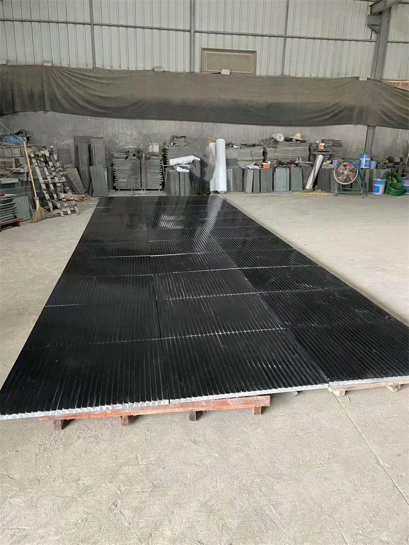 polished black granite stone tiles G684 black basalt price