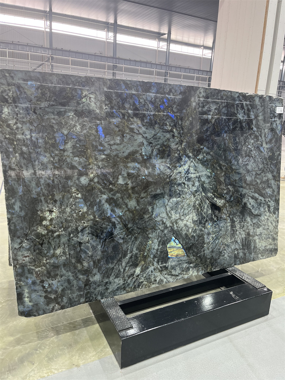 Factory Directly Supply Polished Blue Labradorite Granite Slab Price