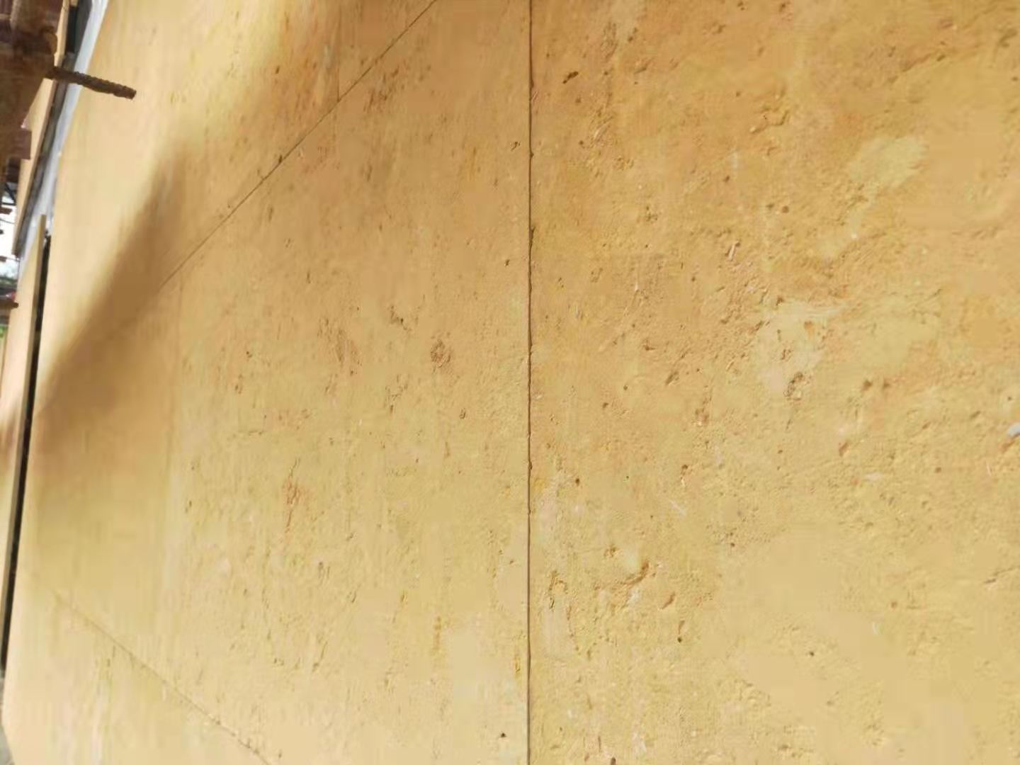 Honed exterior yellow sandstone wall cladding