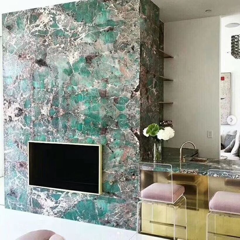 polished amazonite granite slabs for countertop