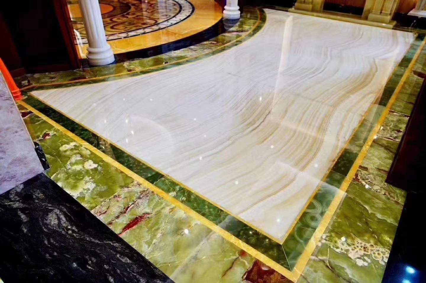 translucent backlit ivory white onyx countertop price