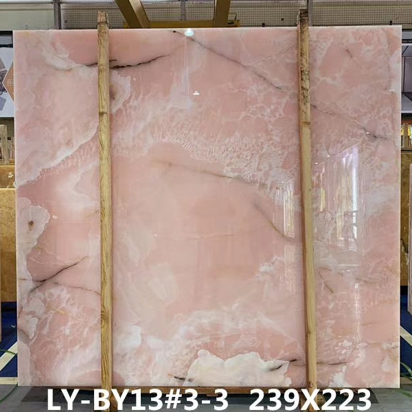 beautiful pink onyx slab, pink onyx marble countertop