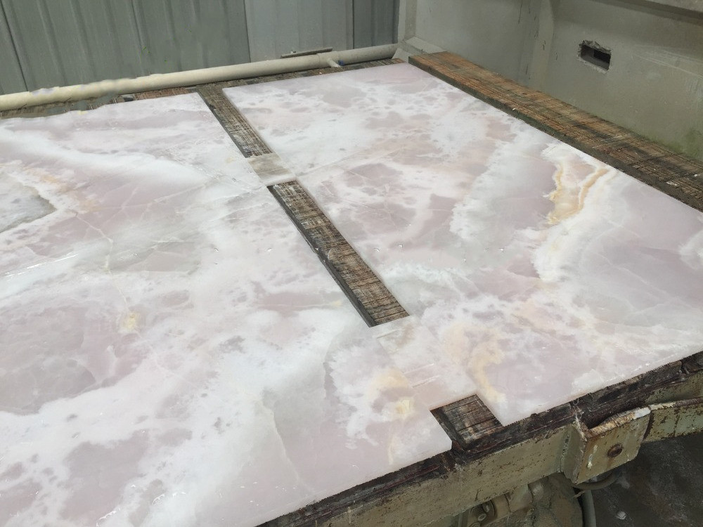 luxury original pink onyx marble slabs & tiles