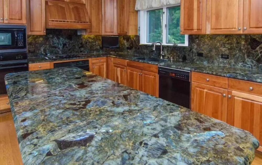 labradorite blue granite countertop price