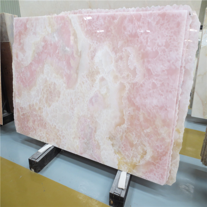 Pink Marble Onyx Wall Tile