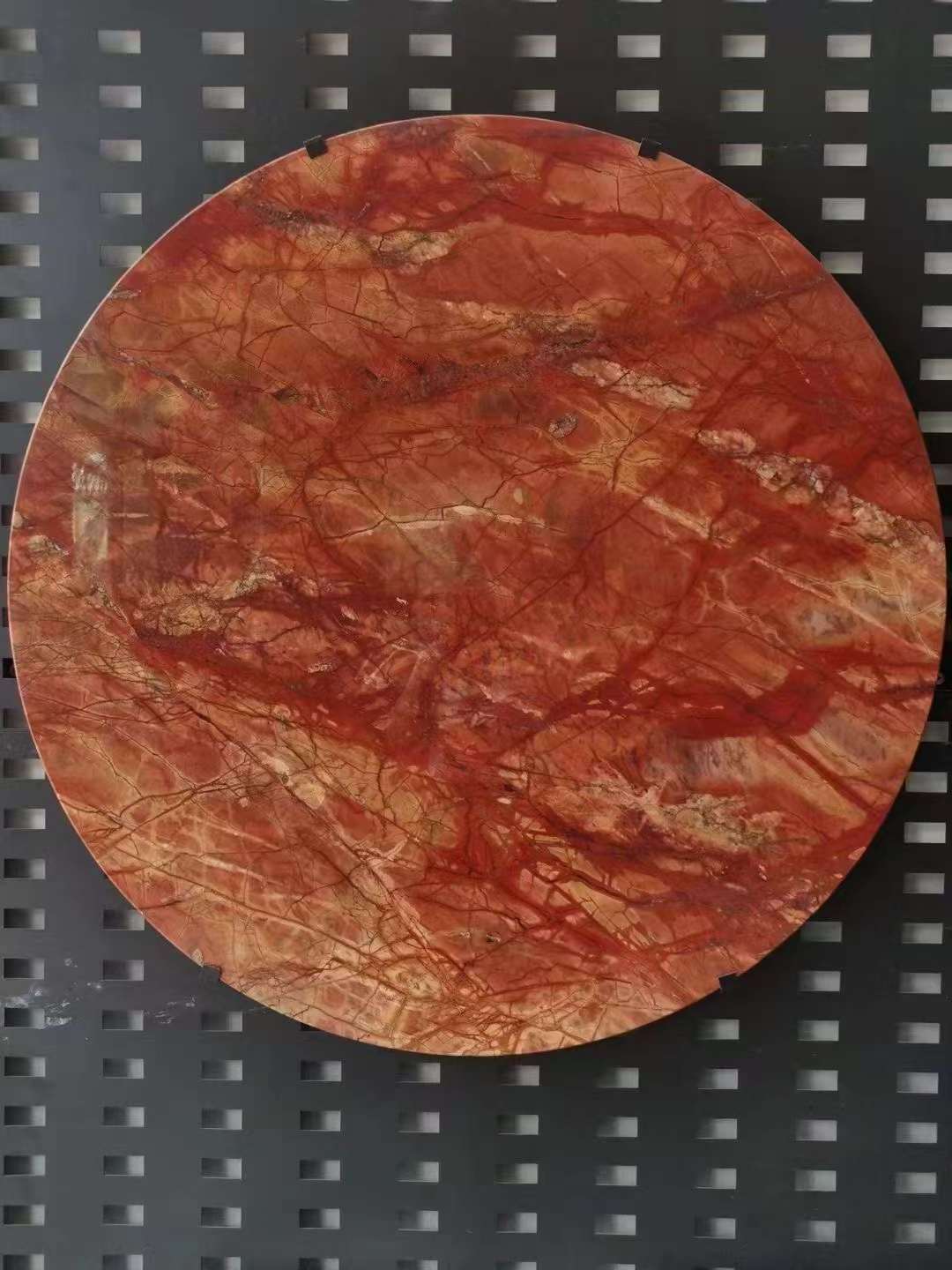 Natural ruby red marble slab for kitchen countertop