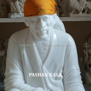 White Marble Sai Baba Statue