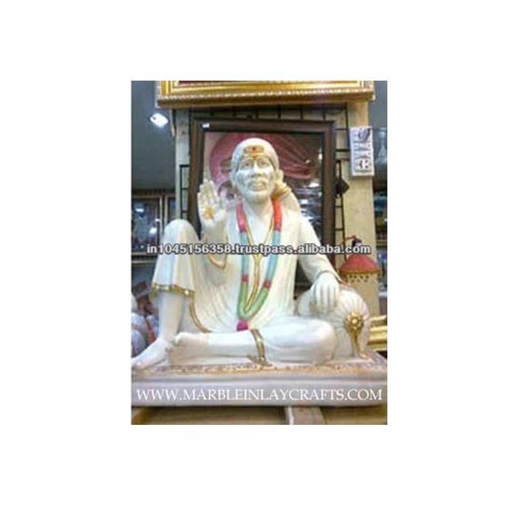 Shirdi Sai Baba Statue from White Marble