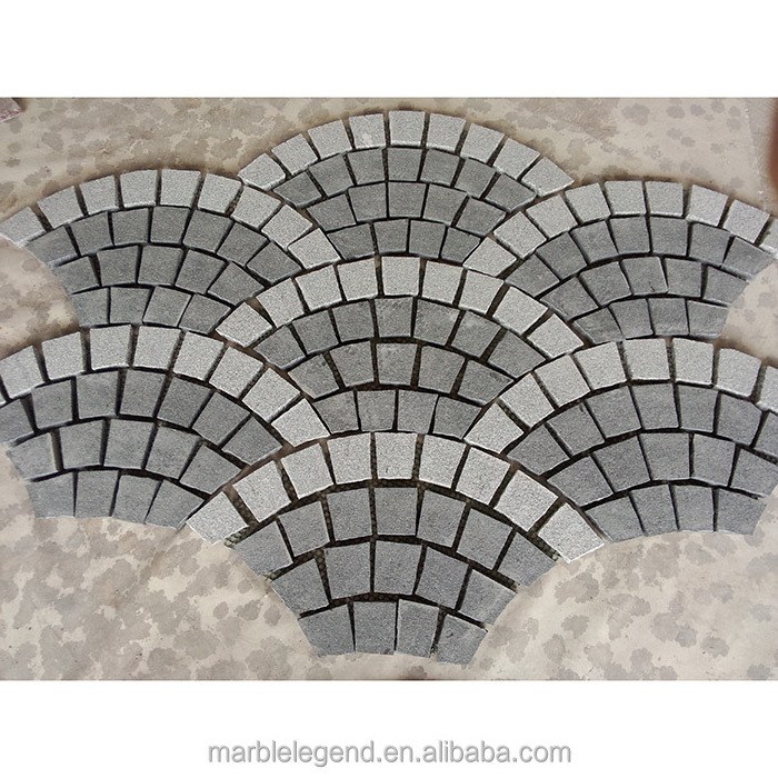 cheap price Natural granite curved paving stone