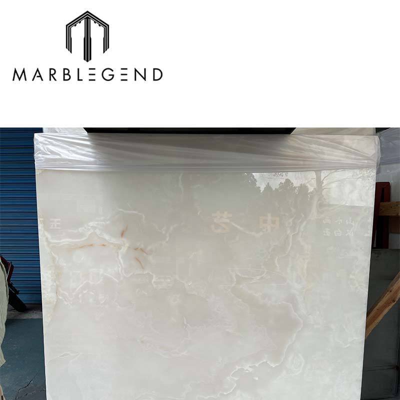 Custom marble flooring Premium Quality Snow White Onyx Marble Slabs Price