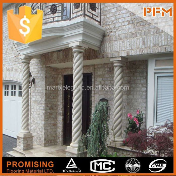 Dubai stunning column ideas natural marble stone column