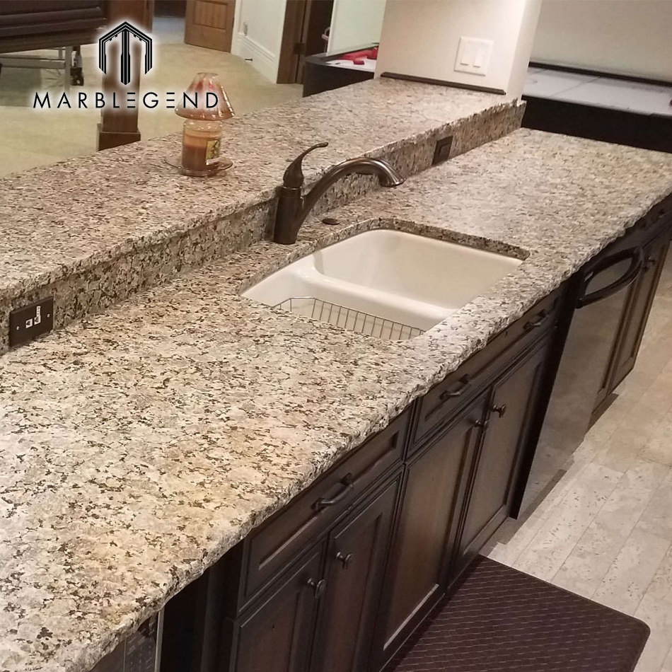 high quality Chiseled Edge kitchen beige butterfly granite countertop