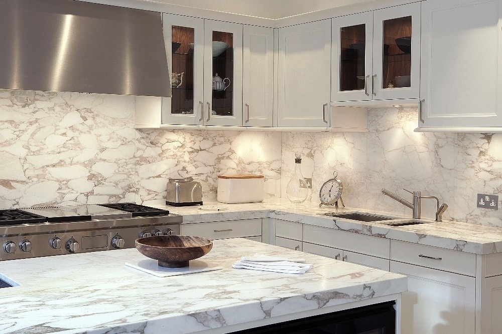 PFM Luxury Italy Arabescato White Marble Slab For Villa